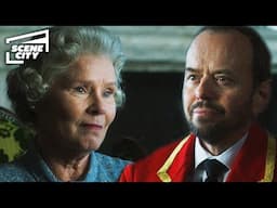 The Queen Meets the Royal Servants | The Crown (Imelda Staunton, Andrew Havill)