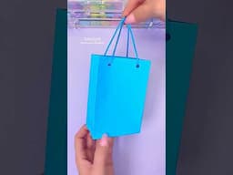 Cómo hacer bolsas de papel para regalo #shorts #diy #manualidades #youtubeshorts #ideas #papercraft