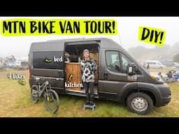 Pro Mountain Biker Converts Ram Pro Master into Tiny Home! (Van Tour)