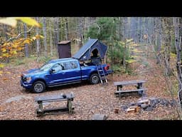 Roof Top Tent Camping in the Rain