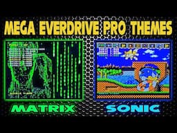 Krikzz MEGA EverDrive Pro themes: Matrix & Sonic