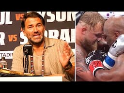 “I DIDN’T WATCH JAKE PAUL VS MIKE TYSON” EDDIE HEARN ON JAKE PAUL, KATIE TAYLOR WIN…