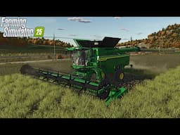 🔴LIVE: FIRST LONG GRAIN RICE HARVEST!! | Farming Simulator 25 Riverbend Springs Episode 7