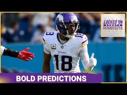 BOLD PREDICTIONS For Minnesota Vikings at Chicago Bears | Locked On Sports MN Roundtable