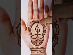 Diwali special Easy Mehndi #mehndi #easymehndi #simplemehndi #diwalimehndi #shorts #mehandi #youtube