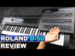 ROLAND D-50 - Synth Review, Sounds & Demo | Linear Synthesizer