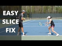 How To Easily Fix Your Backhand Slice!