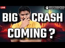 🔴BIG CRASH COMING ? | Live Trading Nifty | Crypto Bitcoin | Investographer