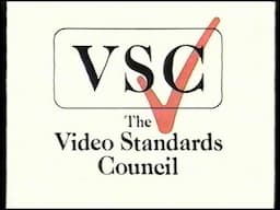 VSC BBFC U Warning (Warner Home Video) - Early Version 1991 VHS UK