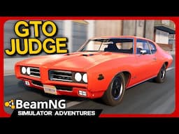 ICONIC '60s Muscle Car! - BeamNG Pontiac GTO Judge Mod