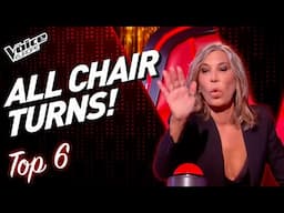 Fantastic ALL CHAIR TURNS on The Voice! | TOP 6 (Part 6)