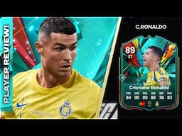 THE 🐐 IS ALMOST 40!! TOTAL RUSH 89 RATED CRISTIANO RONALDO PLAYER REVIEW - EA FC25 ULTIMATE TEAM