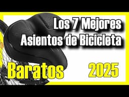 🚲🔥 Los 7 MEJORES Asientos de Bicicleta BUENOS y BARATOS de Amazon [2025]✅[Calidad/Precio]