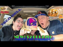 Taco Bell ⭐Salsa Verde Chicken Burrito⭐ Food Review!!!