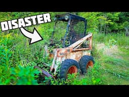 Fixing and Driving an old bobcat skid steer out of the woods