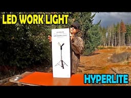 Hyperlite Worklight - Dual Head LED Work Light with Stand