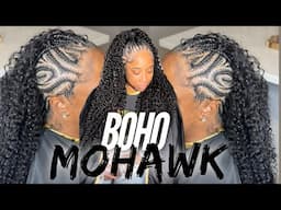 Super Full and Versatile Boho Mohawk 😍 Can You believe it’s NOT tribals ‼️ | ft. YWIGS Water Wave