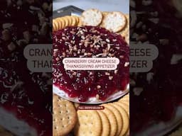 Cranberry Cream Cheese Appetizer