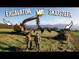 OTTO vs EIVIN equipment CHALLENGE || Kilcher beach road repair, Alaska last frontier