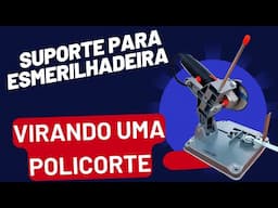 POLICORTE PARA ESMERILHADEIRA, ESMERILHADEIRA VIRANDO POLICORTE