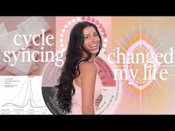 cycle syncing CHANGED my life | 5 tips to live in flow with cycle and hormones as a woman