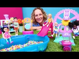 Nicoles Party Organisation - Chelsea hat Geburtstag - Spielzeugvideo mit Barbie Puppen