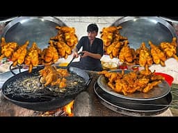 100 KG CHICKEN PAKORA SOLD DAILY | CRISPY FISH PAKODA RECIPE | PAKISTAN STREET FOOD PAKORA FAROSH