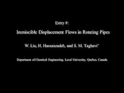 V-2653620: Immiscible Displacement Flows in Rotating Pipes