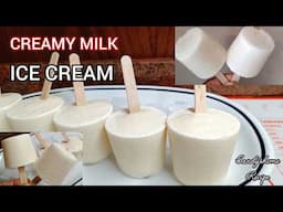 How To Make Ice Cream at Home/Milk  Ice Cream Recipe/Abele walls.