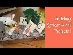 Fall Decorating with Quilting & Stitching - Getting Ready for My Retreat and Fall Projects