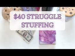 $40 Struggle Stuffing | Mini Savings Challenges