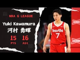 Yuki Kawamura Goes Off 15pts, 16ast!!!  NBA G-League MEMPHIS HUSTLE VS OSCEOLA MAGIC | Nov 20, 2024