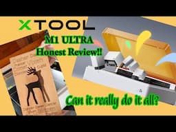 HONEST REVIEW OF THE XTOOL M1 ULTRA!!~Can this machine do it all?~Score, Engrave, and Cut Vinyl!