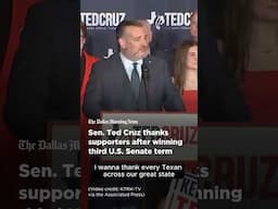 Ted Cruz thanks voters after defeating Colin Allred in U.S. Senate race