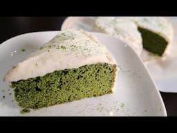 How To Make Keto Matcha Cake W/ Lemon Buttercream Frosting | Keto Cake Recipe | 3 Net Carbs!