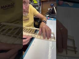 Wing Tab Cutting ASMR  #balsaglider #balsa #how #howto #woodworking