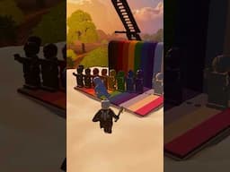 what’s at the end of the rainbow in LEGO FORTNITE? #legofortnite #fortnite