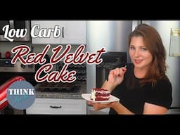 Low Carb and Keto Red Velvet Cake With Cream Cheese Frosting