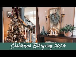 🎄NEW🎄 CHRISTMAS 2024 DECORATE WITH ME | CHRISTMAS ENTRYWAY DECORATING IDEAS