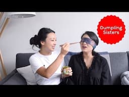 Julie does a blind taste test of pickled cabbage! | DUMPLING SISTERS