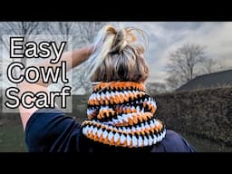 EASY Crochet Cowl Scarf | Snood | Neck Warmer