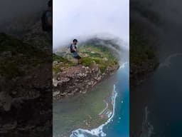 Knife-edge Ridge Hike on Madeira Island - Insta360 X4 #travel #Madeira #Hiking