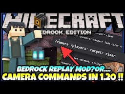 CAMERA COMMANDS IN 1.20 🎥 Update in JUNE?! ⚒️Minecraft Bedrock Replay Mod Next?!