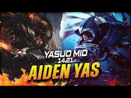 AIDENYASUO - Yasuo vs Talon MID Patch 14.21 - Challenger Yasuo Gameplay