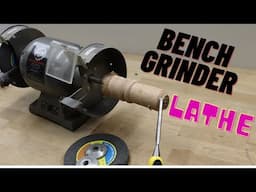 Make a woodturning lathe Bench grinder