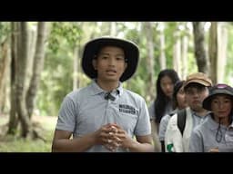 Wildlife Alliance RUA students and Vichet Reach singer&Influincer in ChiPhat