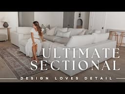 NEW BUILD LIVING ROOM REVEAL - The Perfect Modular Sectional with Product Links!