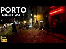 A Night Walk in PORTO PORTUGAL 4K HDR