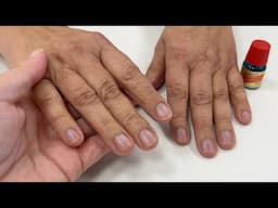 Only these type of nails benefit from a hardener. [Watch me work and explain]