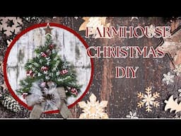 DIY FARMHOUSE CHRISTMAS TREE DECOR - RUSTIC CHRISTMAS DECOR - RECREATION INSPIRATION COLLAB